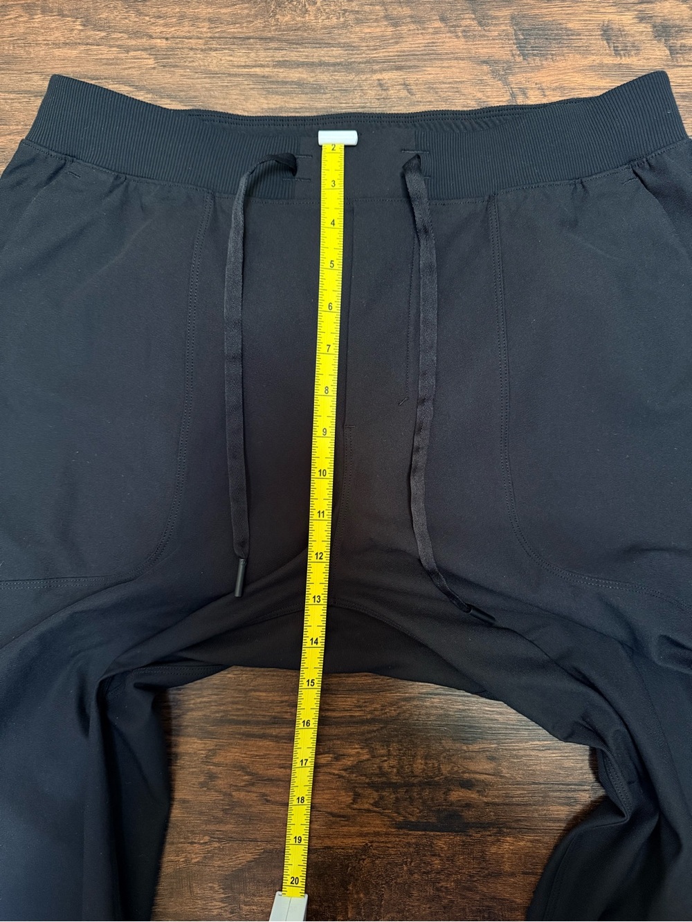 Lululemon ABC Warpstreme Jogger Mens Large Black Activewear Gym - Picture 12 of 14